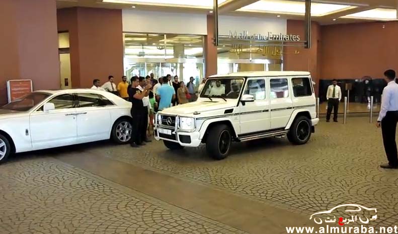 الشيخ محمد بن راشد بسيارته الجديدة مرسيدس "الصندوق" Sheikh Mohammed bin Rashid 18