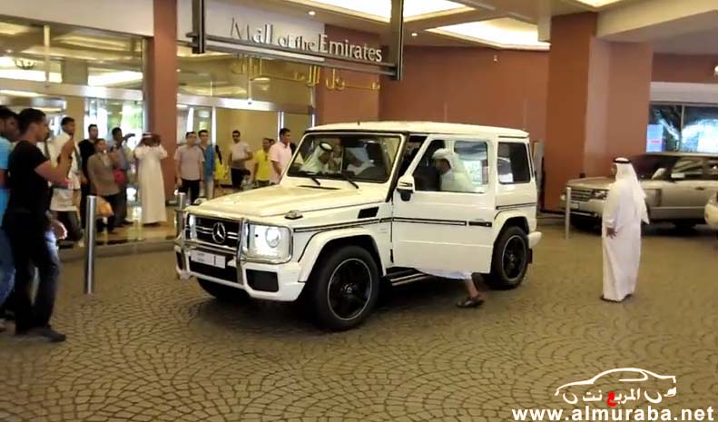 الشيخ محمد بن راشد بسيارته الجديدة مرسيدس "الصندوق" Sheikh Mohammed bin Rashid 17