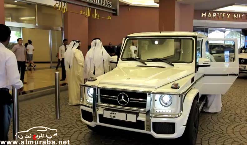 الشيخ محمد بن راشد بسيارته الجديدة مرسيدس "الصندوق" Sheikh Mohammed bin Rashid 14