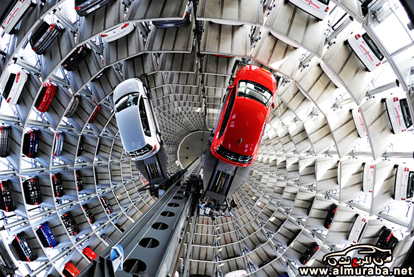 برج خاص لمواقف سيارات "فولكس فاجن" لجميع عملائها بإنتظام وبشكل رائع بالصور Volkswagen 12