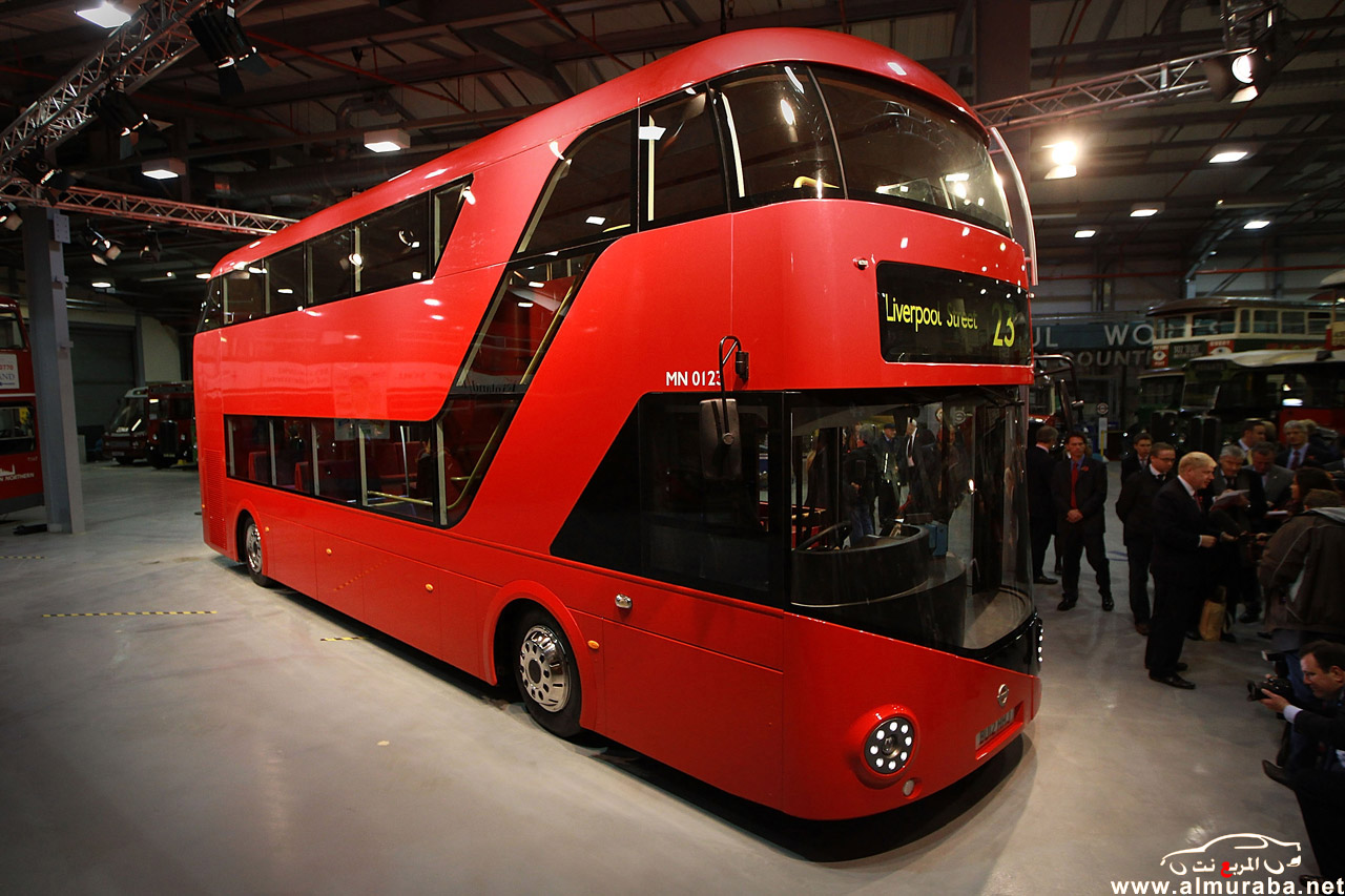 باص لندن في شكله الجديد الذي سيتم استخدامه رسمياً بالصور London Buses 3