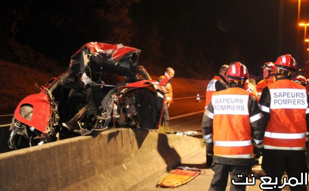 حادث فيراري مروع "يقسم" السيارة الى نصفين بسبب السرعة الزائدة ذهب ضحيته الجميع Ferrari F430 2