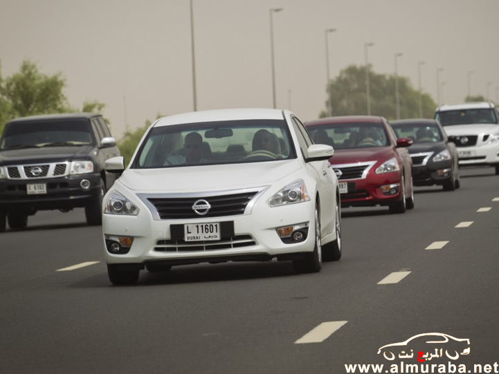 نيسان التيما 2013 الجديدة كلياً تسير في شوارع مدينة دبي لأختبارها بالصور Nissan Altima 2013 1