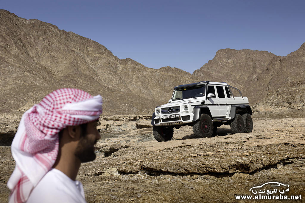 مرسيدس بنز تعلن عن سيارتها ذات الدفع السداسي في دبي بالصور والتفصيل Mercedes G63 AMG 6×6