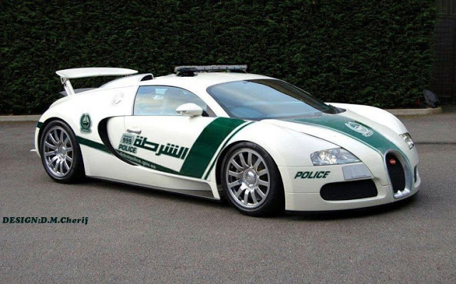 "بالصور" شرطة دبي ستضم بوجاتي فيرون لأسطول سياراتها الفاخرة Dubai Police 4