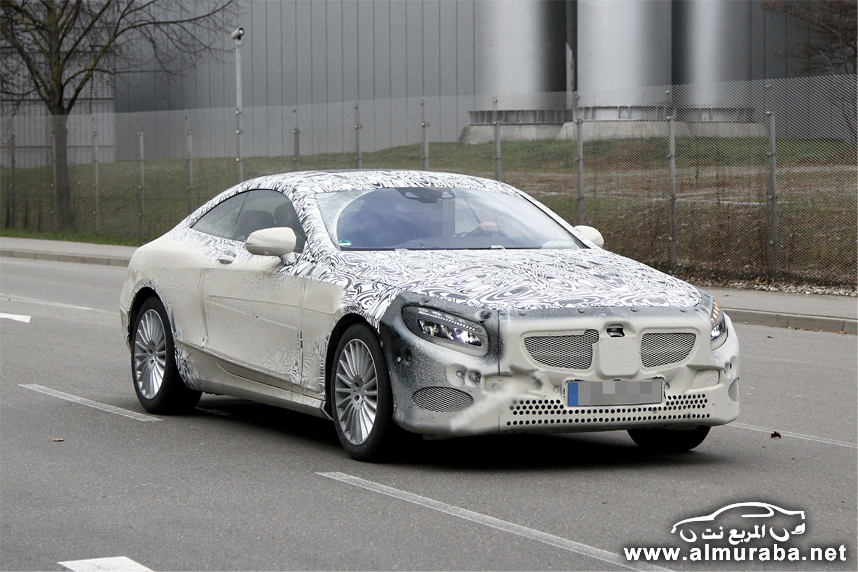 اول صور تجسسية لمرسيدس بانوراما اس كلاس 2014 الكوبيه Mercedes S-Class Coupe 6