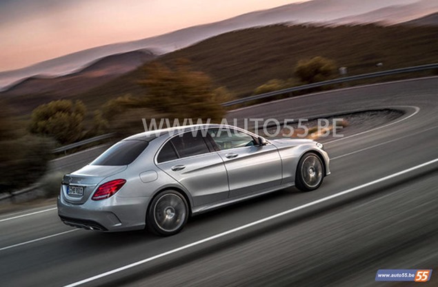 تسرب صور للسيارة مرسيدس بنز 2015 C W205 مجددا بدون تمويهات 2015 Mercedes-Benz C-Class 12