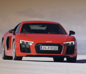 اودي ار ايت 2016 الجديدة كلياً ذات محرك 10 سلندر بلس Audi R8 V10 Plus 9