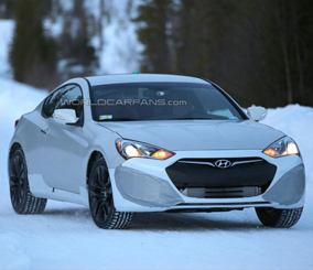 هيونداي جينيسيس كوبيه 2016 تظهر من جديد خلال اختبارها Hyundai Genesis Coupe 6