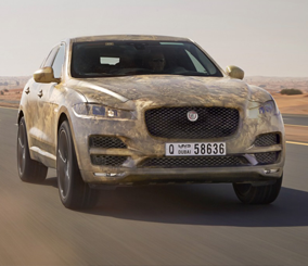 جاكوار اف بيس 2016 تجري اختباراتها في الطقس الحار بدولة الامارات “صور ومعلومات” Jaguar F-Pace