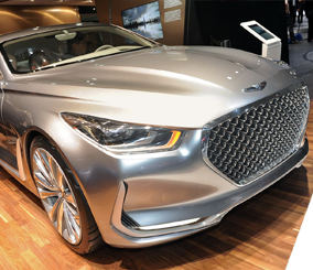 هيونداي جي "الرؤية" الإختبارية يوحي الى طراز كوبيه ينافس مرسيدس اس كلاس الجديدة Hyundai Vision G 1