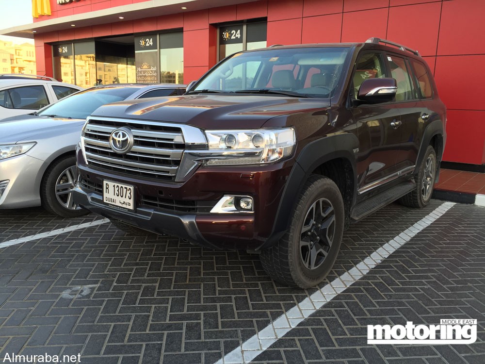 “بالصور” تويوتا لاندكرورز تي آر دي 2016 الشكل الجديد خلال إختباره بدولة الإمارات Toyota Land Cruiser TRD