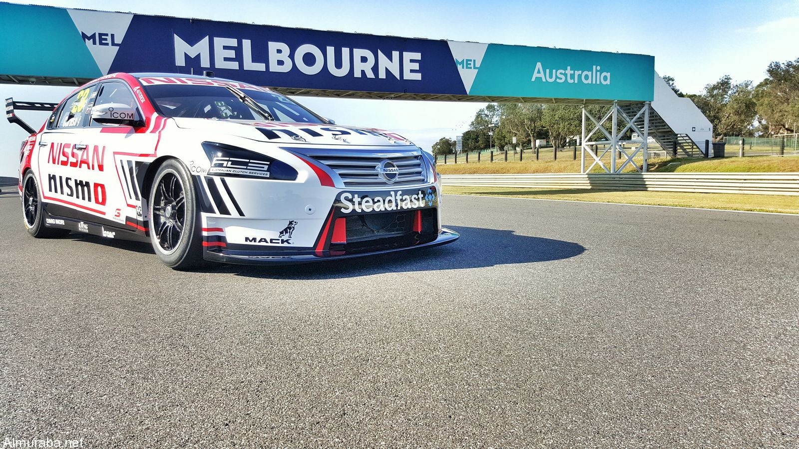 PHILLIP ISLAND, Australia (Jan. 28, 2016) – Nissan has unveiled its 2016 Australian motorsport activities at the Phillip Island Grand Prix Circuit in Victoria today. The 2016 livery for Michael Caruso’s #23 NISMO Nissan Altima V8 Supercar was revealed, carrying a variation of the global GT3 colors that the Altima carried in 2015. Also on track was the #1 Nissan GT-R NISMO GT3 that will aim to take back-to-back Bathurst 12 Hour victories for Nissan next week, with an Australian flag added to the now-familiar livery.