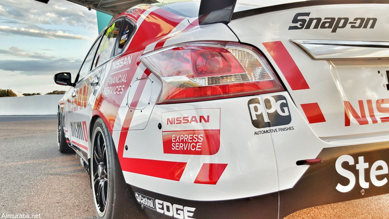 PHILLIP ISLAND, Australia (Jan. 28, 2016) – Nissan has unveiled its 2016 Australian motorsport activities at the Phillip Island Grand Prix Circuit in Victoria today. The 2016 livery for Michael Caruso’s #23 NISMO Nissan Altima V8 Supercar was revealed, carrying a variation of the global GT3 colors that the Altima carried in 2015. Also on track was the #1 Nissan GT-R NISMO GT3 that will aim to take back-to-back Bathurst 12 Hour victories for Nissan next week, with an Australian flag added to the now-familiar livery.