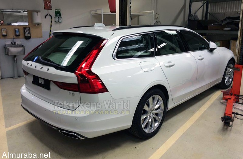 التقاط صور لسيارة فولفو V90 إصدار 2016 الجديدة بدون اي تمويه + بعض المواصفات Volvo V90 11