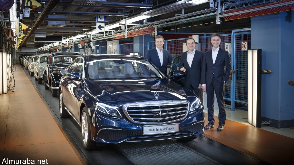 البدء في إنتاج الشحنة الأولى من سيارة "مرسيدس بنز" إي كلاس الجديدة Mercedes E-Class 2017 4