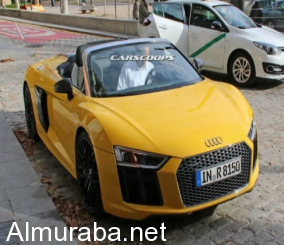 التقاط صور الجيل الجديد من “أودي R8“ سبايدر بدون أي تمويهات أثناء اختباره بألمانيا 12