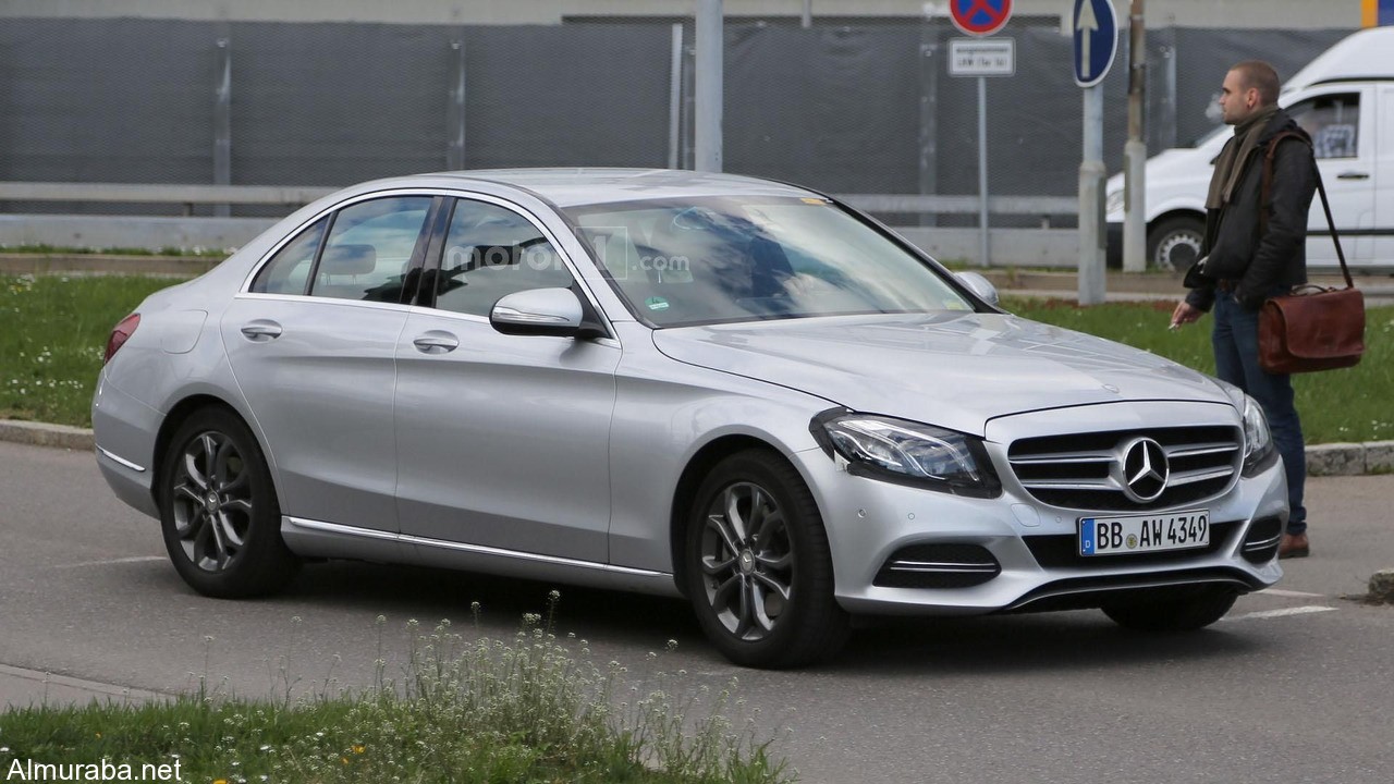 "صور تجسسية" لسيارة "مرسيدس" C-Class فيس ليفت القادمة Mercedes 2