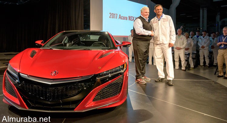 بيع أول سيارة أكيورا NSX الجديدة 2017 المصنعة بخط إنتاج أوهايو Acura