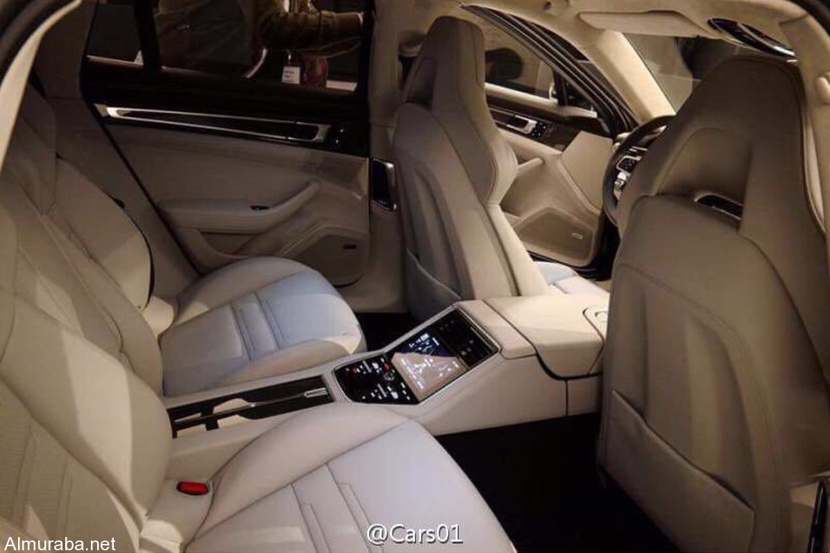 2017-Porsche-Panamera-rear-cabin-leaked