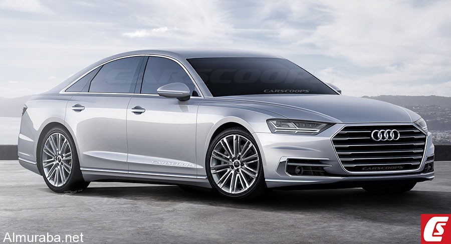 أودي A8 الفاخرة بشكلها الجديد تتجهز لطرح نفسها في عام 2018 Audi 11