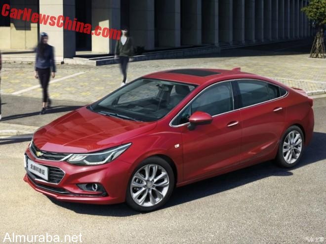 “الصور الرسمية الأولى” لفيس ليفت 2017 “شيفرولية” كروز النسخة الصينية Chevrolet