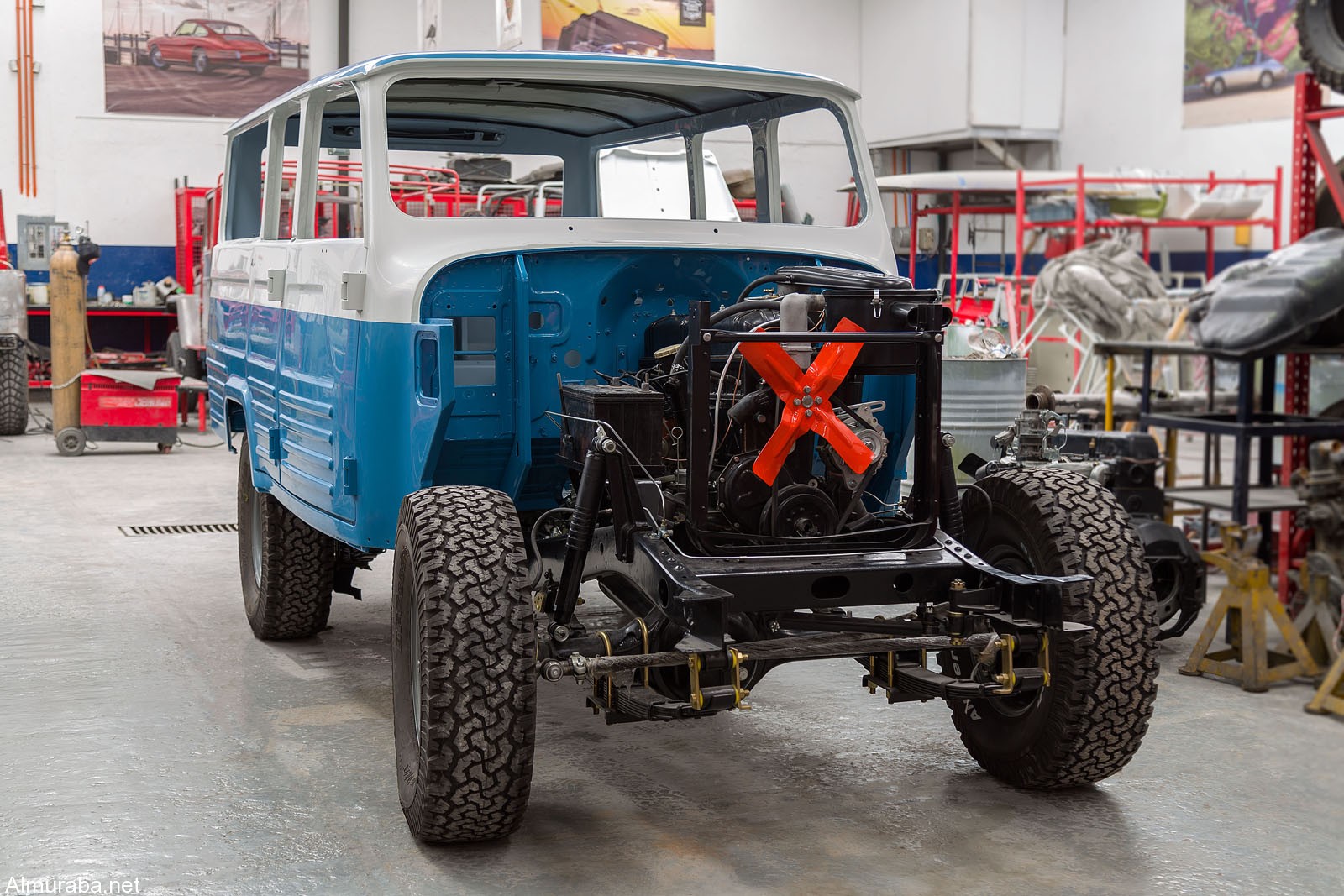 1967 Toyota Land Cruiser FJ45LV Capri Blue White FJ45-26319_071