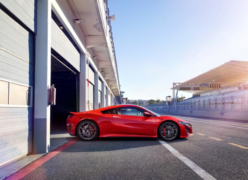 HONDA NSX CURVA RED