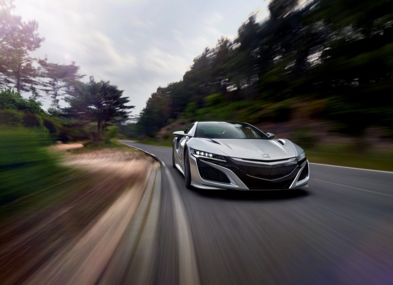 HONDA NSX SILVER METALLIC