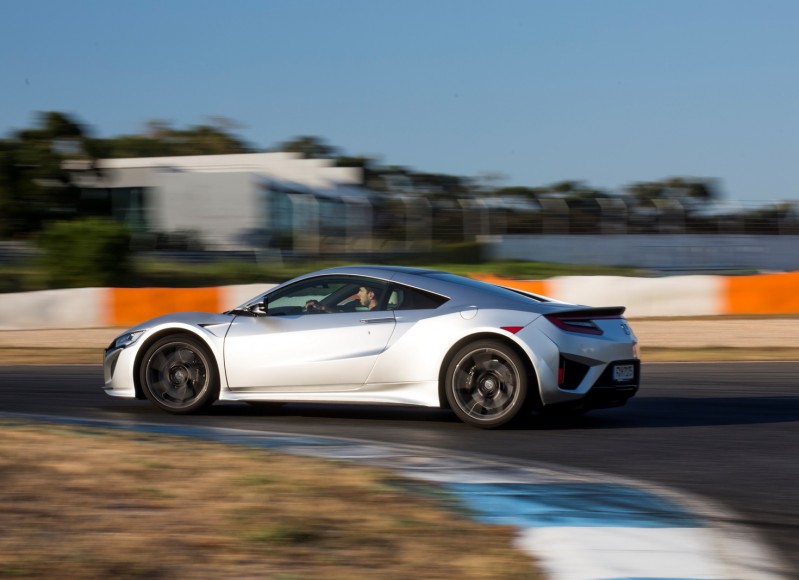 HONDA NSX TRACK SILVER