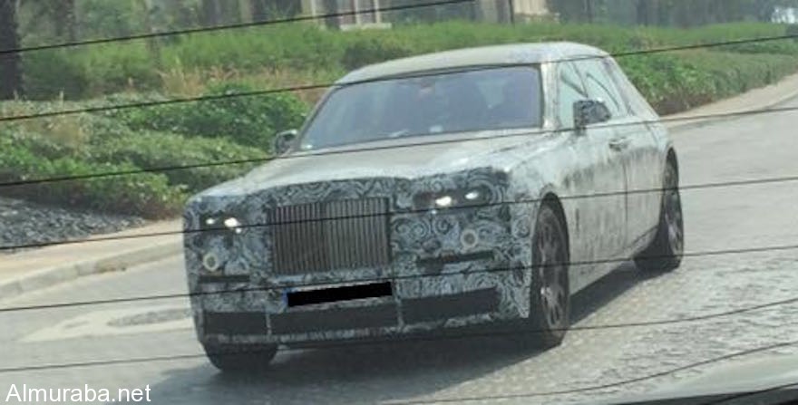 "صور تجسسية" لرولز رويس فانتوم الجيل القادم 2018 أثناء اختبارها في دبي Rolls Royce Phantom 1