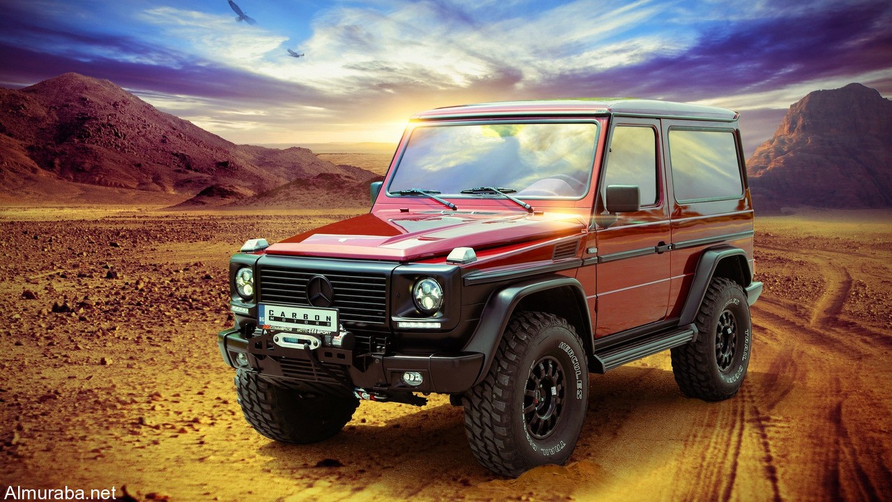 كاربون موتورز تكشف الستار عن مرسيدس جي كلاس محدثة بداخل جلدي أسود Mercedes G-Class 9