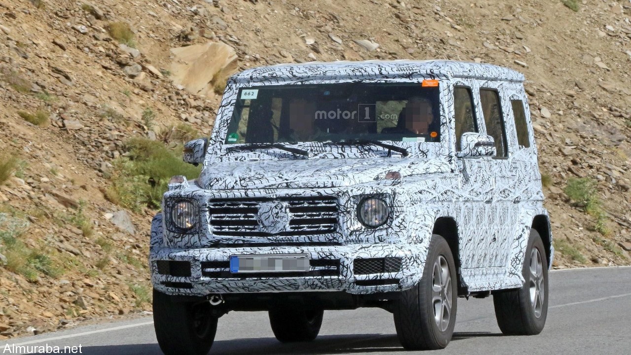 "صور تجسسية" لمرسيدس بنز G-Class الجيل القادم أثناء اختبارها Mercedes-Benz 8