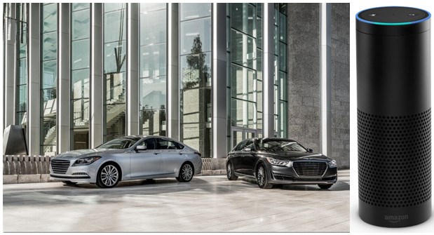 Genesis G80, Genesis G90 and Amazon Echo