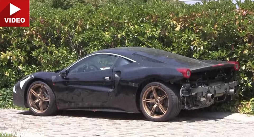 "فيديو تجسسي" هل هذه "فيراري" 488 سبيشال القادمة بمولد طاقة هجين؟ Ferrari 4