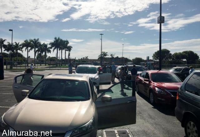 Motorists wait for U.S. safety officials to inspect their vehicles for unrepaired safety defects at Florida International University in Miami, Florida, U.S. August 8, 2016.  REUTERS/David Shepardson