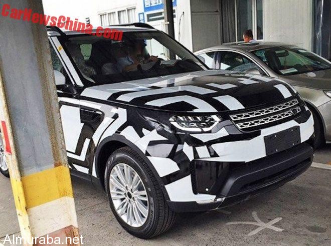 “صور تجسسية” للاند روفر ديسكفري 2017 الجديدة أثناء اختبارها في الصين Land Rover Discovery