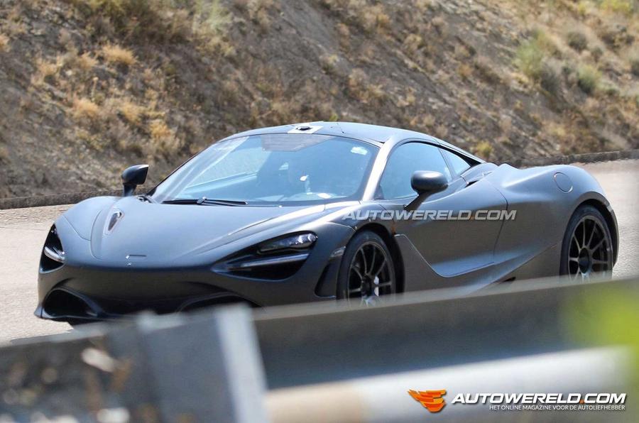 "صور تجسسية" لمكلارين P14 الخارقة الجديدة كليا أثناء اختبارها McLaren 5