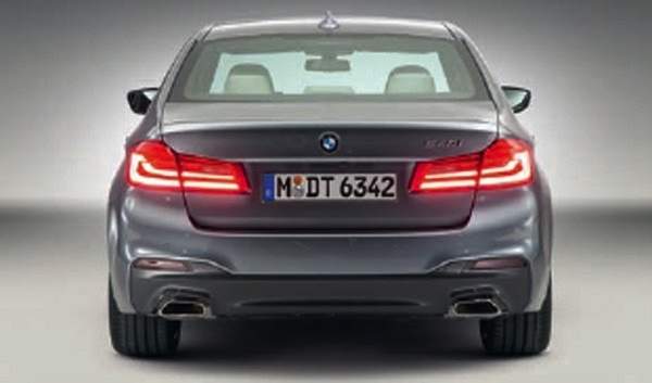 2017-bmw-5-series-rear-end-leak