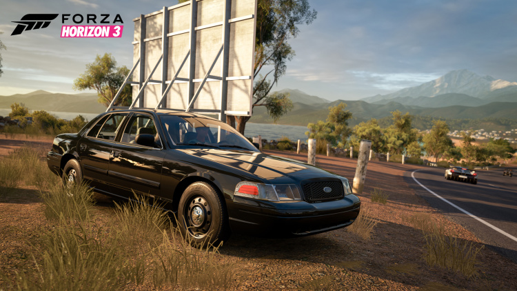 لعبة Forza Horizon 3 تضيف سيارة شرطة فورد معترضة وجيب CJ5 رينيجيد