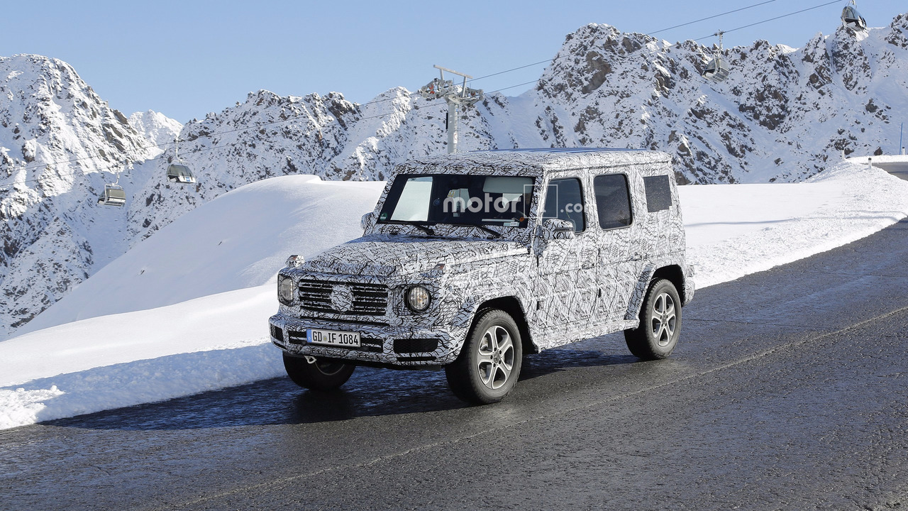 "صور تجسسية" لمرسيدس جي كلاس 2018 بنفس شكلها الصندوقي الأيقوني Mercedes G-Class 6