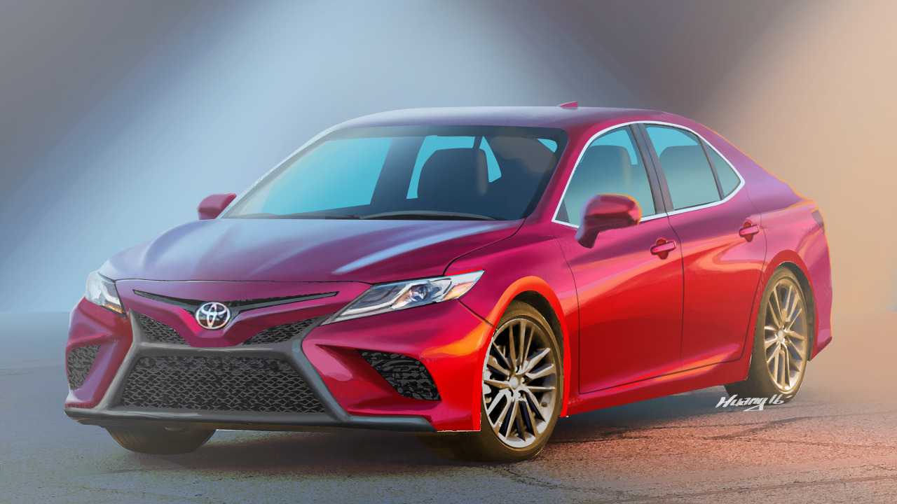 "صورة افتراضية" لتويوتا كامري 2018 Toyota Camry 7