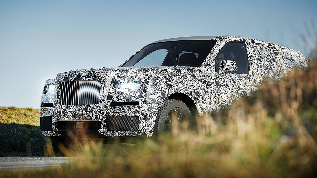 “صور تشويقية” لنموذج اختباري للإس يو في “رولز رويس” كولينان بجسد الإنتاج Rolls-Royce Cullinan