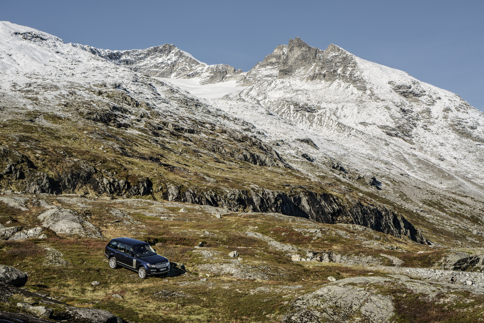 NORWAY. 2016.  The plateau between Valldal and Trollstigen. Photographed on assignment from Land Rover