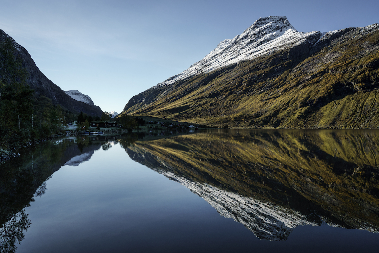 NORWAY. 2016.  Oppskredvatnet lake near Geiranger.