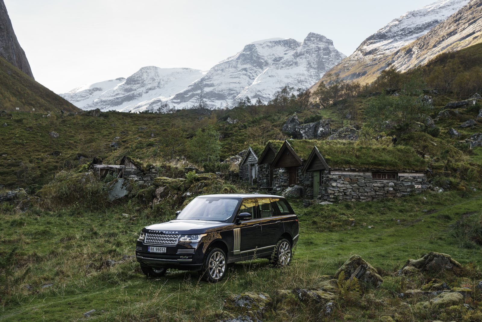 NORWAY. 2016.  Rural driving near Hjørundfjorden. Photographed on assignment for Land Rover.