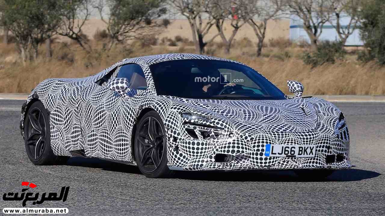 "صور تجسسية" أثناء اختبار السوبركار "مكلارين" P14 القادمة McLaren 4