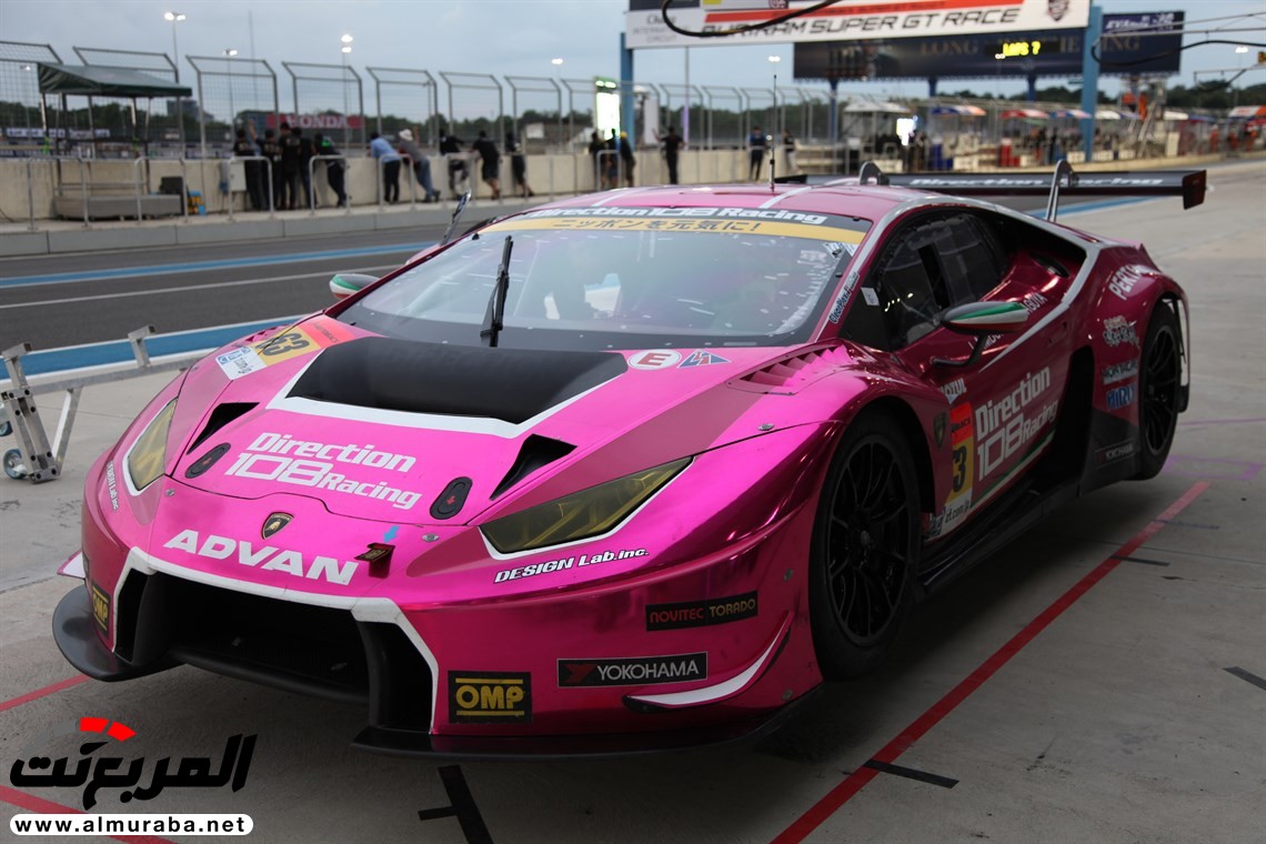 عرض سيارة السباق "لامبورجيني" هوراكان جي تي 3 وردية للبيع بالولايات المتحدة Lamborghini Huracan GT3 3