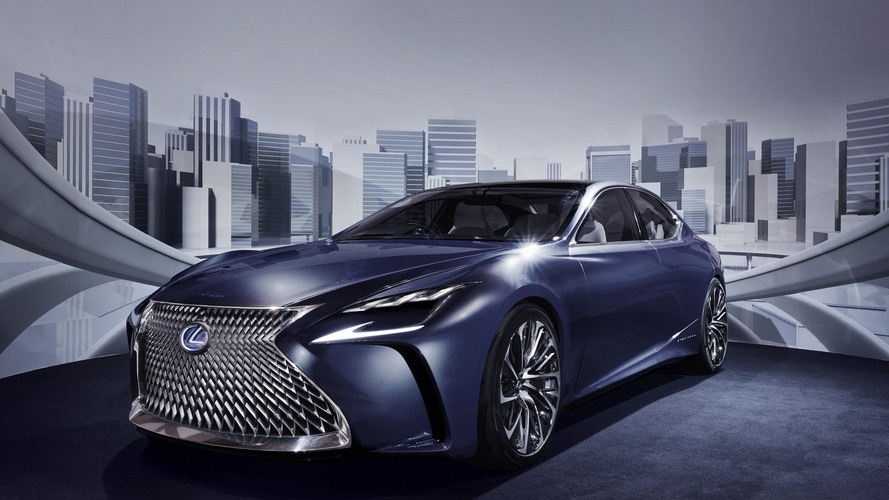 "صورة افتراضية" للكزس إل إس الجديدة كليا 2018 قبيل تدشينها بديترويت Lexus LS 3