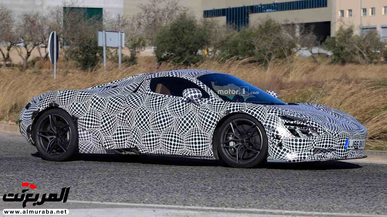 "صور تجسسية" أثناء اختبار السوبركار "مكلارين" P14 القادمة McLaren 5